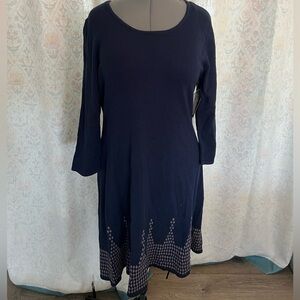 Nine West Dark Blue Knit dress